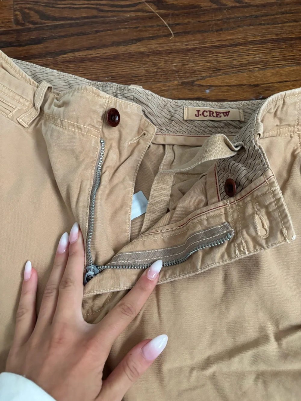 J.Crew Men's Khaki Casual Shorts Size 34W